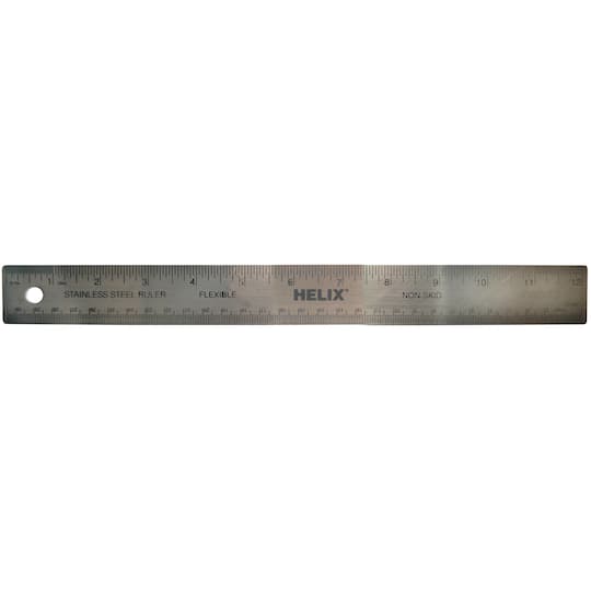 Helix&#xAE; Stainless Steel Ruler, 12&#x22;